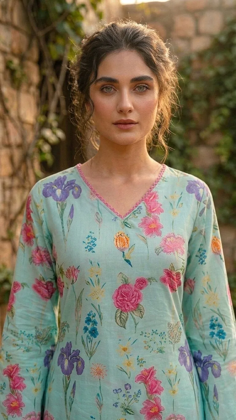 Aarohi Terracotta Colour Story Co-ord Set